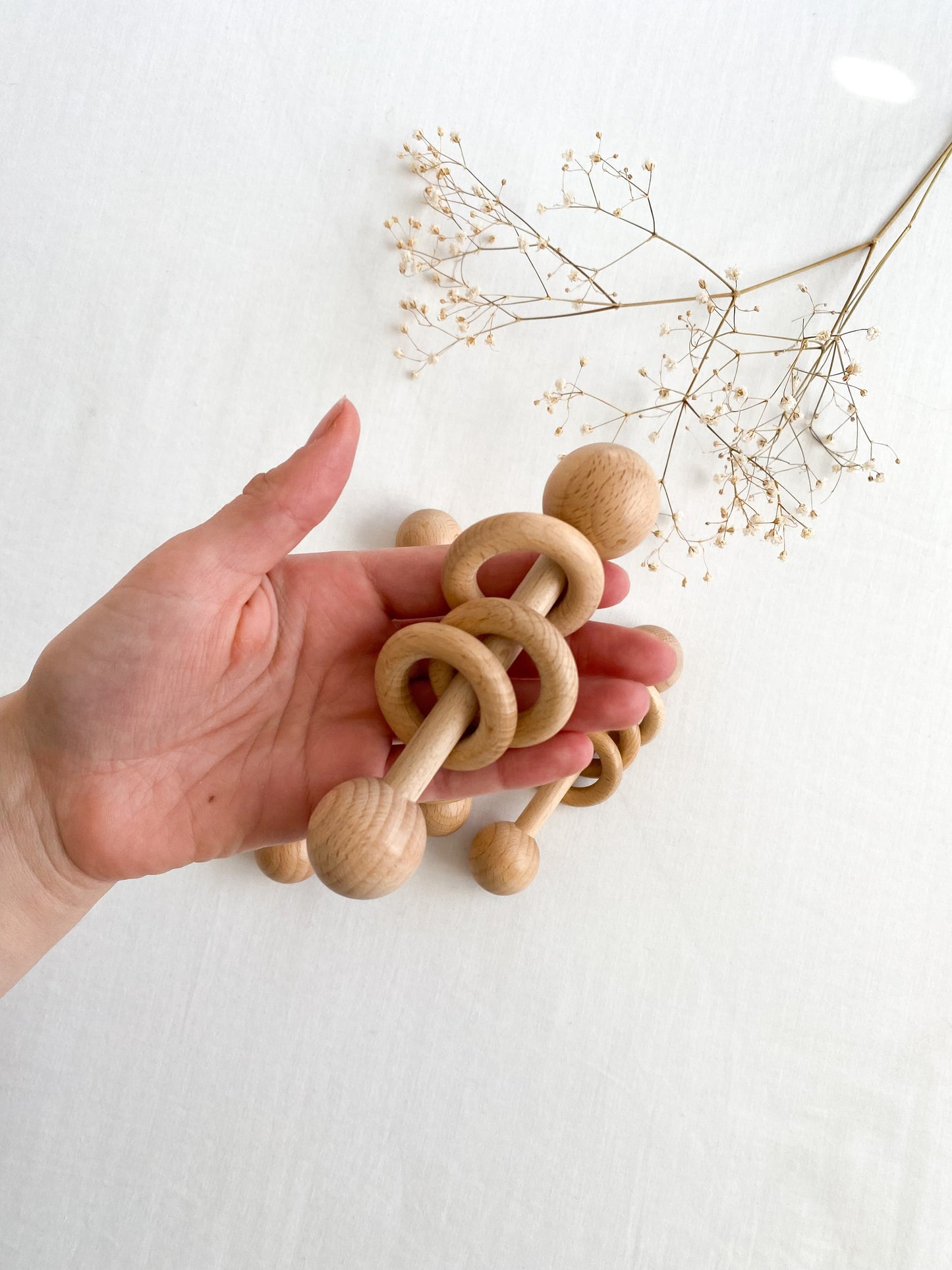 Wooden Ring Rattle