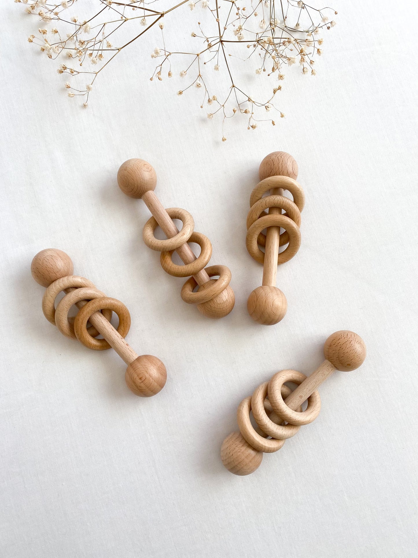Wooden Ring Rattle