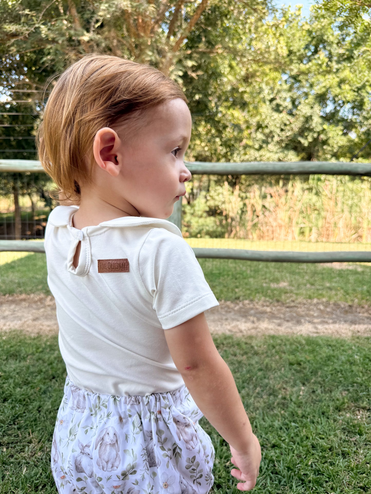 Peter Pan Cream Bodysuit